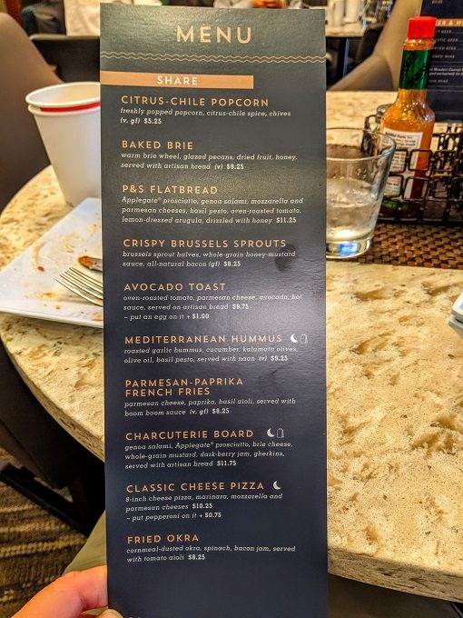 Hyatt Place Memphis-Primacy Parkway - Bar menu 1