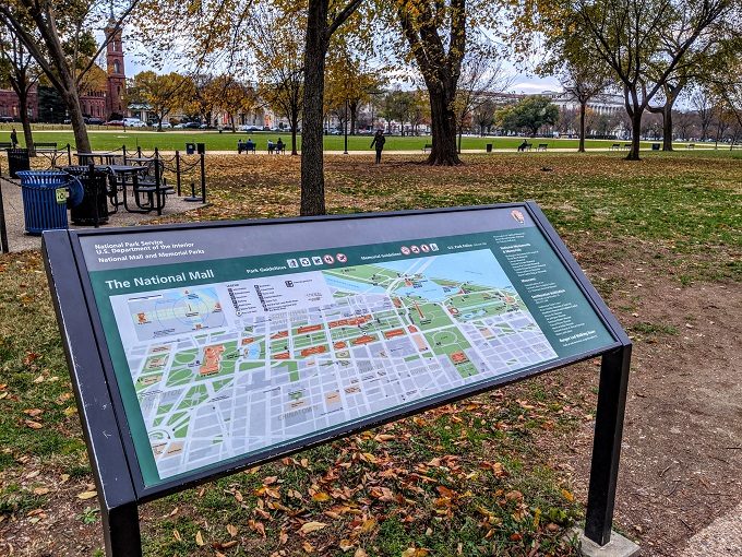 Map of the National Mall