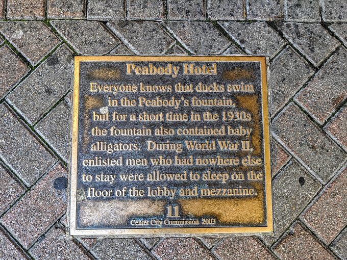 Peabody Hotel sign