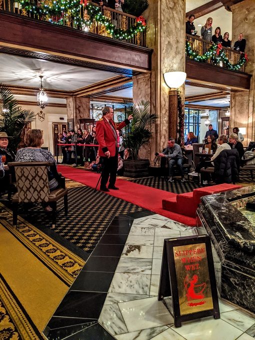 Doug the Duckmaster Peabody Ducks PEabody Hotel