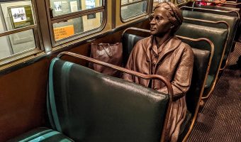 Rosa Parks exhibit at the National Civil Rights Museum in Memphis, TN