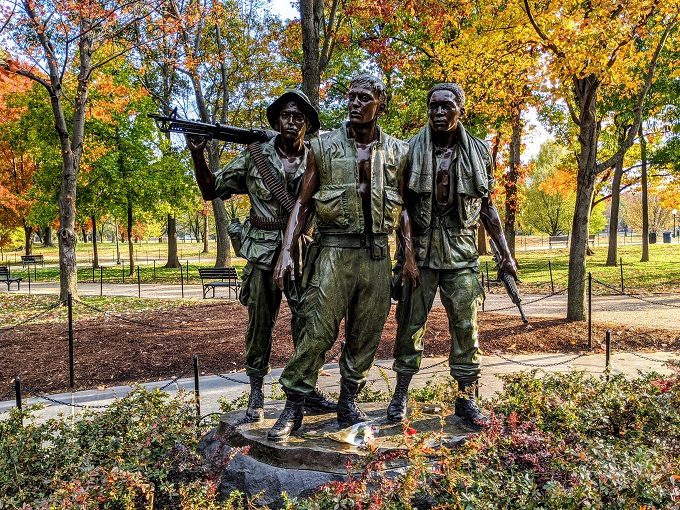The Three Soldiers statue