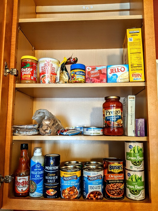 Our travel pantry unpacked