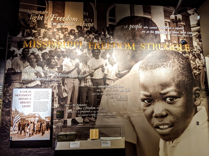 Exhibit at Mississippi Civil Rights Museum
