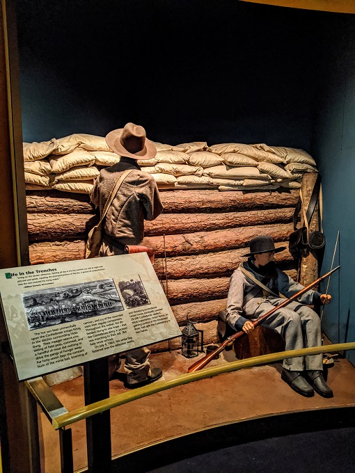 Exhibit at Vicksburg National Military Park
