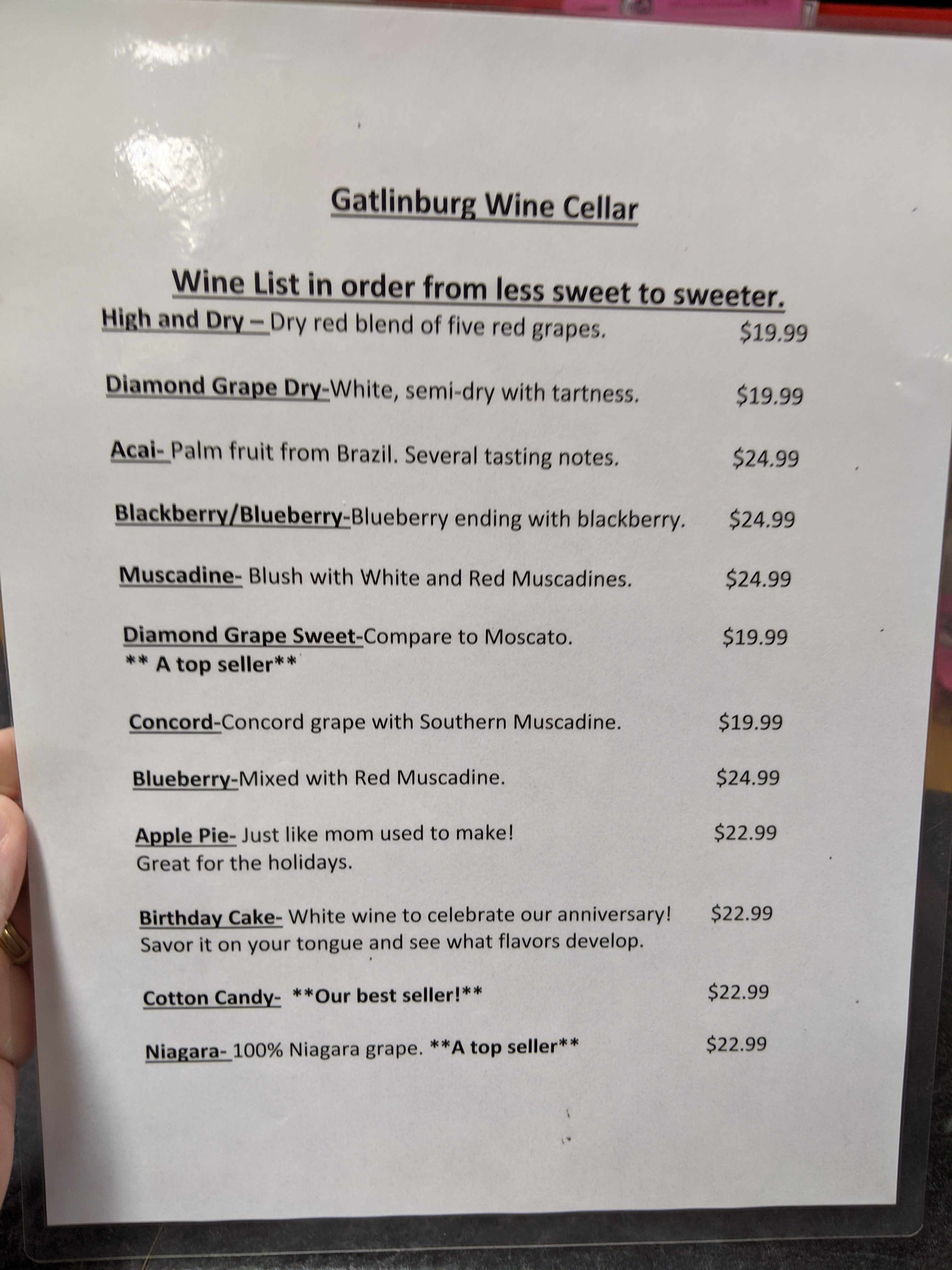 Gatlinburg Wine Cellar in Gatlinburg TN 6 e1578416839948