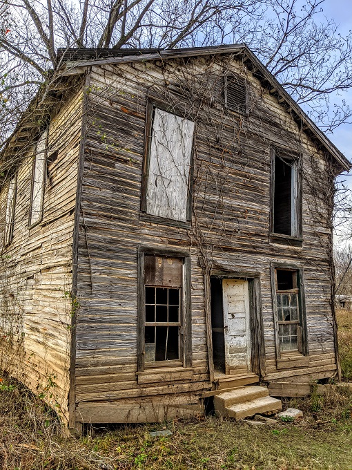 House in Rodney ghost town, Mississippi