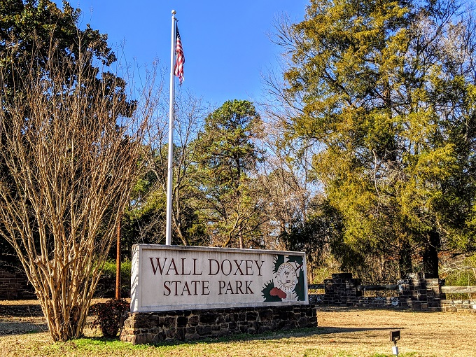 Wall Doxey State Park entrance