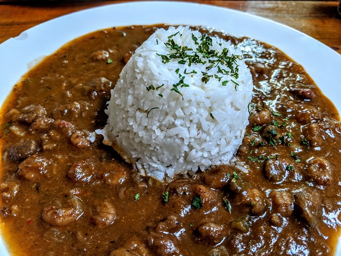 B&C Seafood Riverside & Cajun Restaurant - Crawfish stew