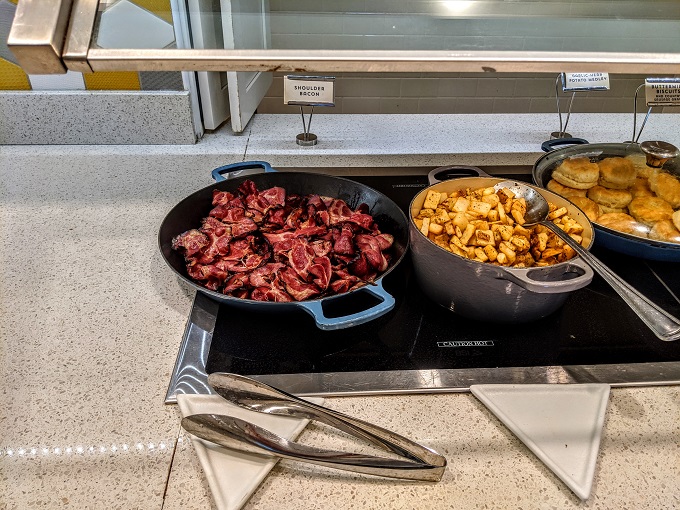 Hyatt Place Biloxi, Mississippi breakfast - Bacon & breakfast potatoes