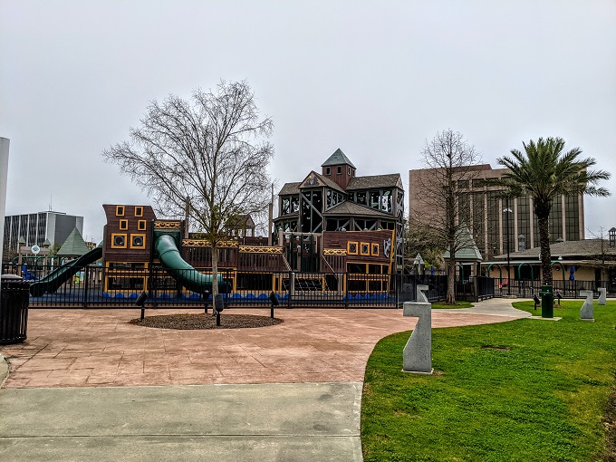 Play area at Millennium Park, Lake Charles, LA