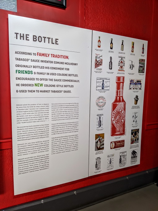 Tabasco Factory Tour - Information about the iconic Tabasco sauce bottle