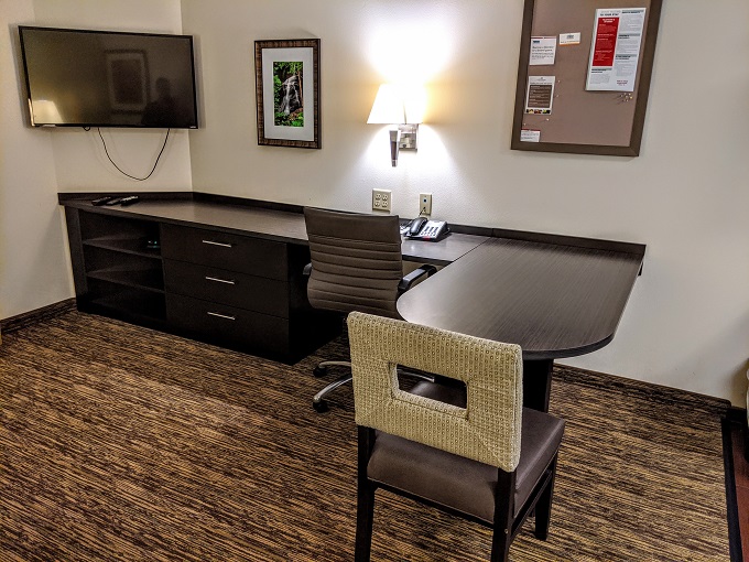 Candlewood Suites Lake Charles South, Louisiana - Desk & TV