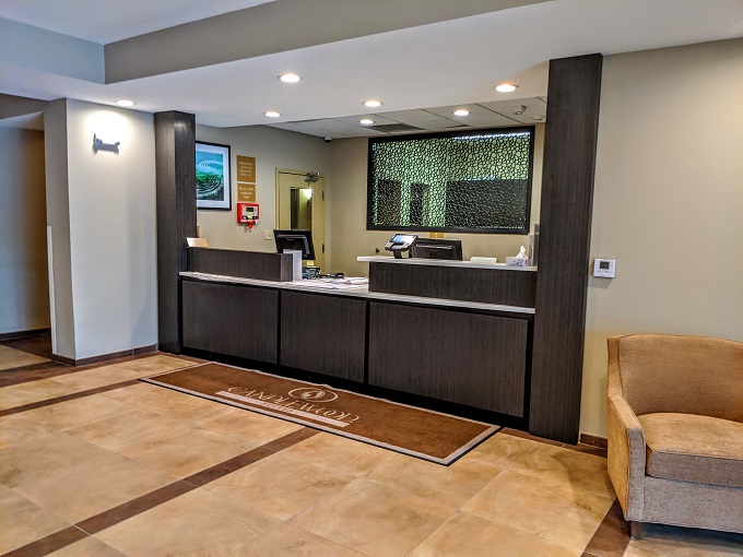 Candlewood Suites Lake Charles South, Louisiana - Front desk