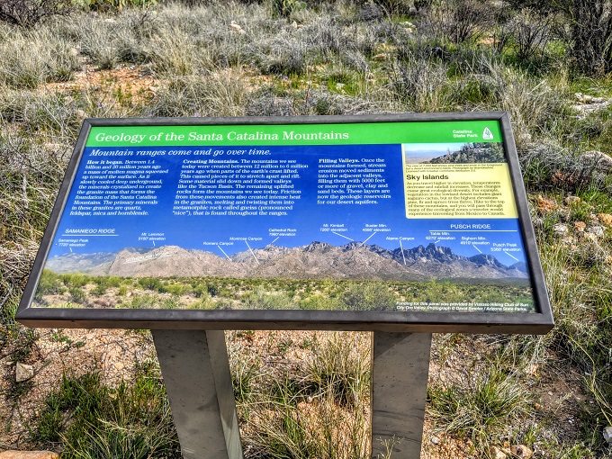 Catalina State Park - Information about the Santa Catalina Mountains