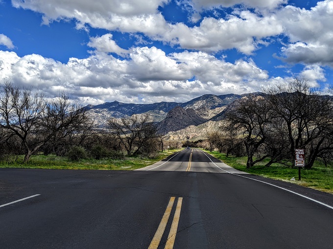 Road leading through Catalina State Park