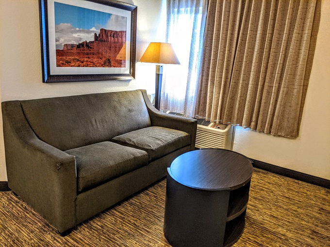 Candlewood Suites Albuquerque, NM - Sleeper sofa & coffee table