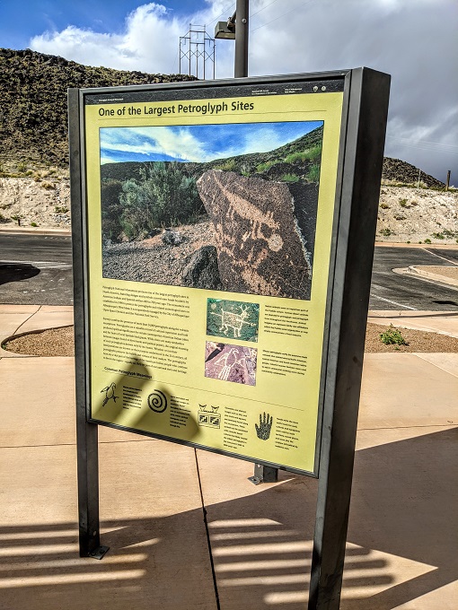 Petroglyph National Monument - Rinconada Canyon - Information board