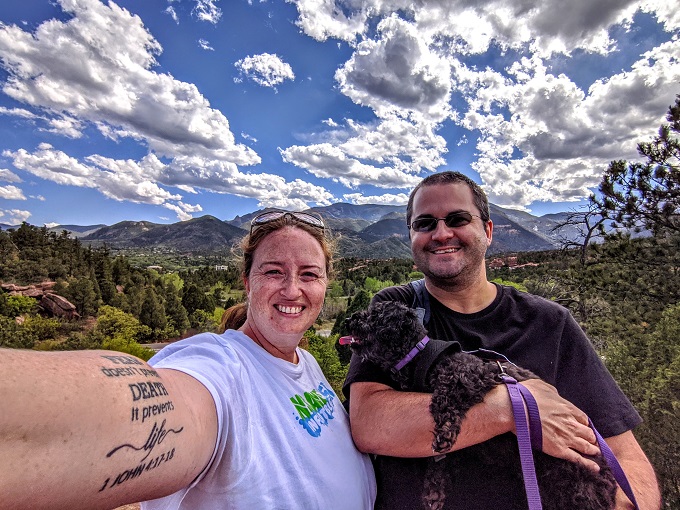 Cabin Canyon Trail selfie