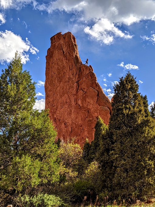 Garden of the Gods, Colorado - Rock climbers enjoying the great weather