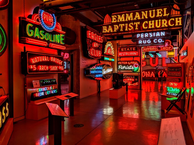 American Sign Museum, Cincinnati OH - Neon era section 2