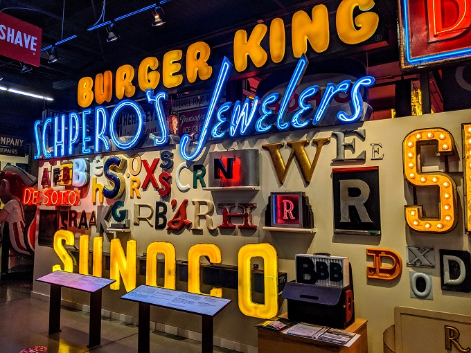 American Sign Museum, Cincinnati OH - Signs for Sunoco, Burger King & more
