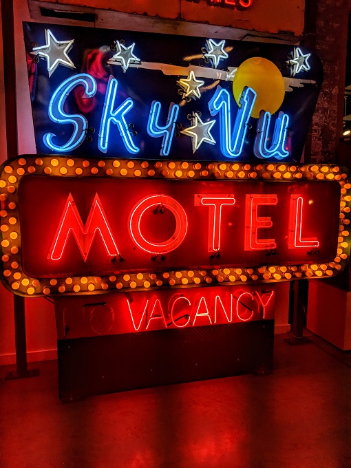 American Sign Museum, Cincinnati OH - Sky-Vu Motel sign