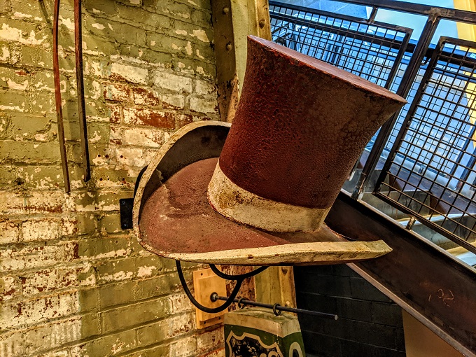 American Sign Museum, Cincinnati OH - Top Hat sign from the early 1900s