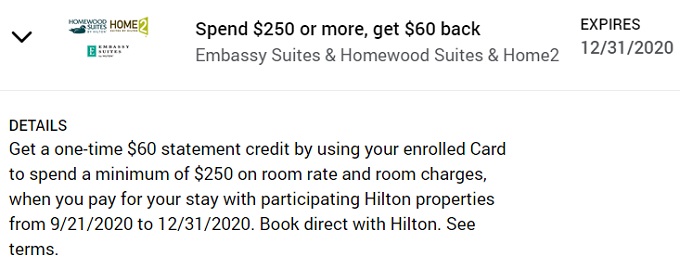 Embassy Suites Amex Offer