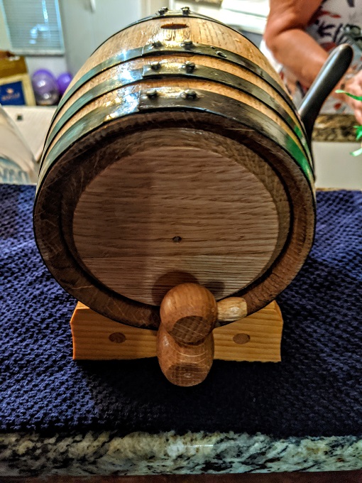 Mini barrel for brewing my own whiskey