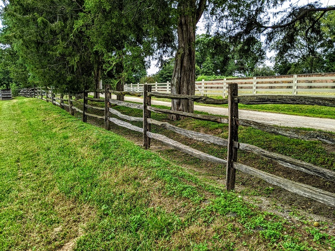 George Washington's Mount Vernon - Post & rail fencing
