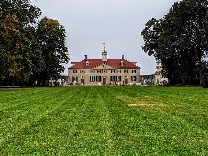 George Washington's Mount Vernon from a distance