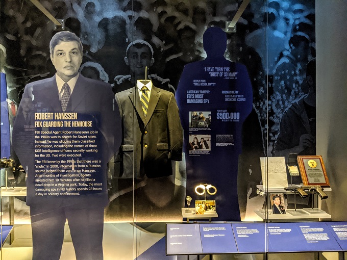 International Spy Museum, Washington D.C. - Robert Hanssen - an FBI agent who was also a Soviet spy
