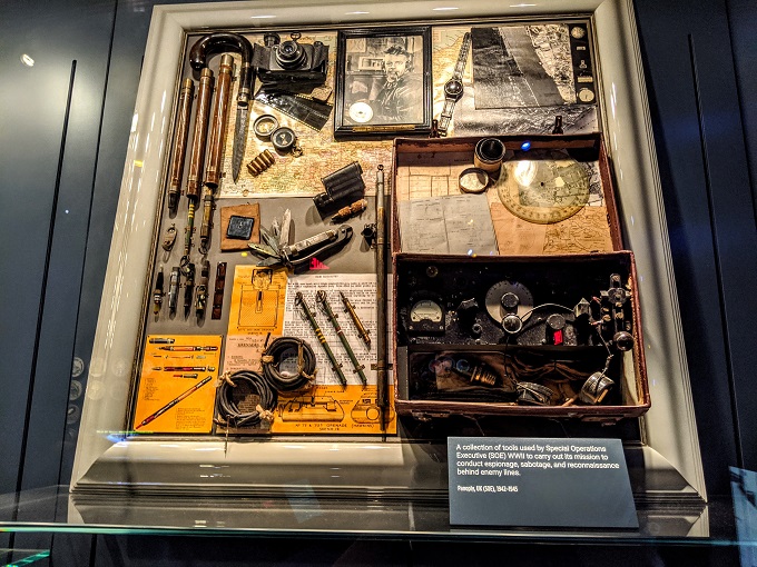 International Spy Museum, Washington D.C. - Spy tools from World War II