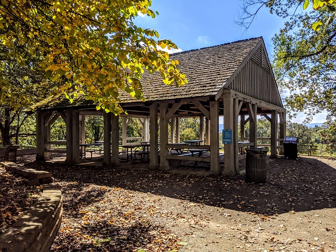 Mill Mountain picnic shelter
