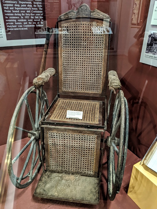 National Museum of Civil War Medicine - 1870s Eastlake-style wheelchair