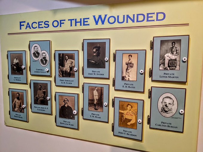 National Museum of Civil War Medicine - Faces Of The Wounded exhibit