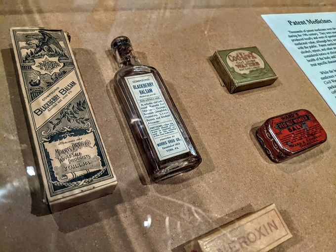 National Museum of Civil War Medicine - Patent medicines including Blackberry Balsam