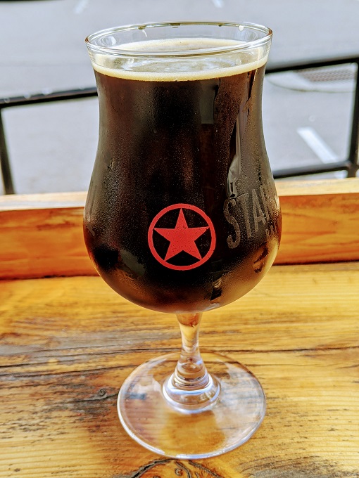 Stout from Starr Hill Pilot Brewery in Roanoke
