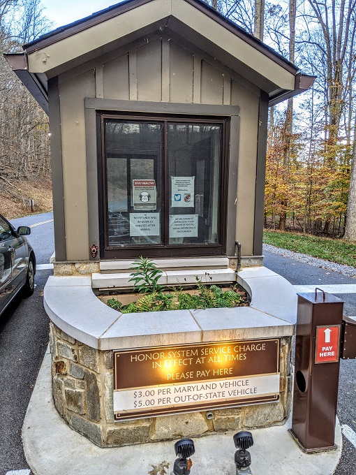 Cunningham Falls State Park entrance