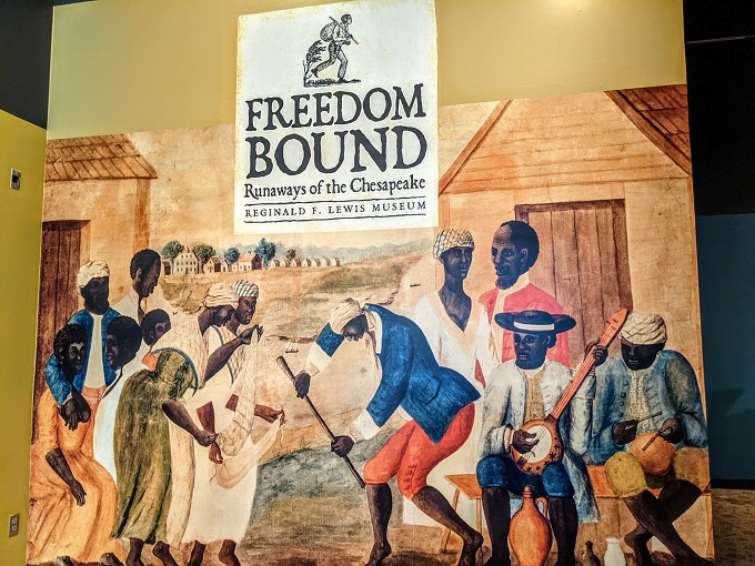 Freedom Bound Runaways of the Chesapeake - a traveling exhibit at the Reginald F. Lewis Museum in Baltimore