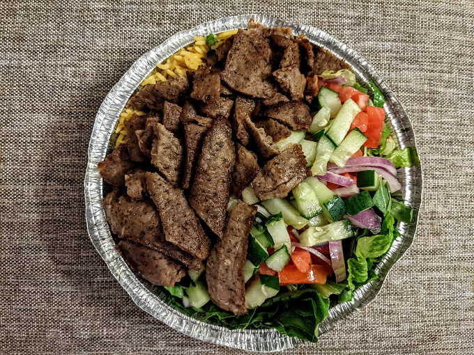 Gyro platter from Touch of Mediterranean in Ocean City, MD