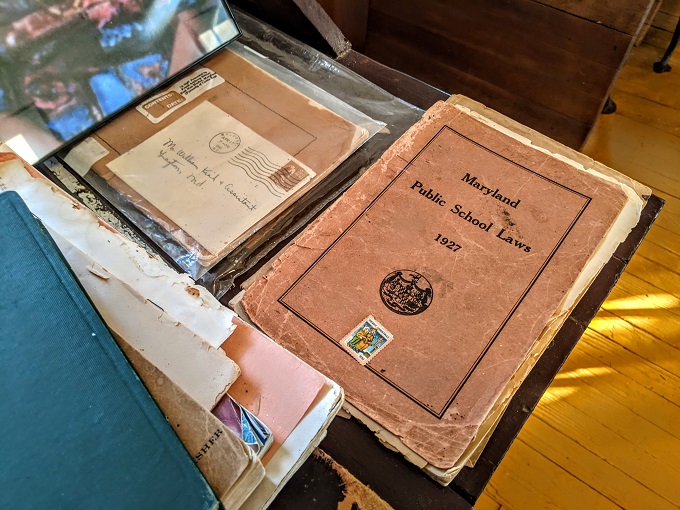 Historical documents inside Stanley Institute