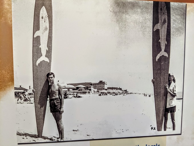 Ocean City Life-Saving Station Museum - 13 foot surfboards at Ocean City in 1942