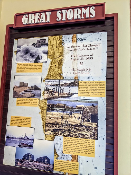 Ocean City Life-Saving Station Museum - Great Storms exhibit