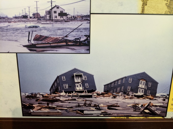 Ocean City Life-Saving Station Museum - Photo from the 1962 hurricane
