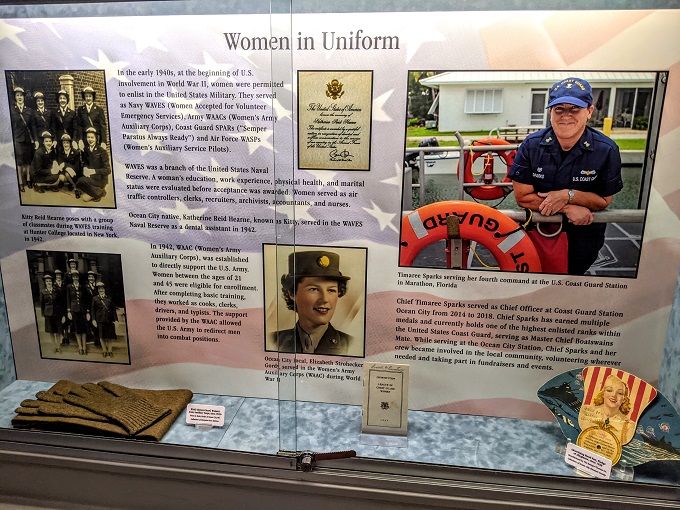 Ocean City Life-Saving Station Museum - Women in Uniform exhibit