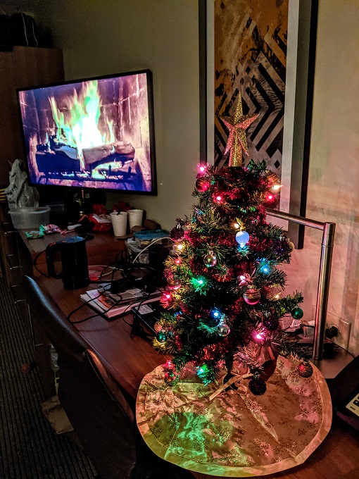 Our mini Christmas tree