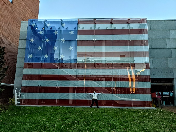 This is how big the original Star-Spangled Banner was