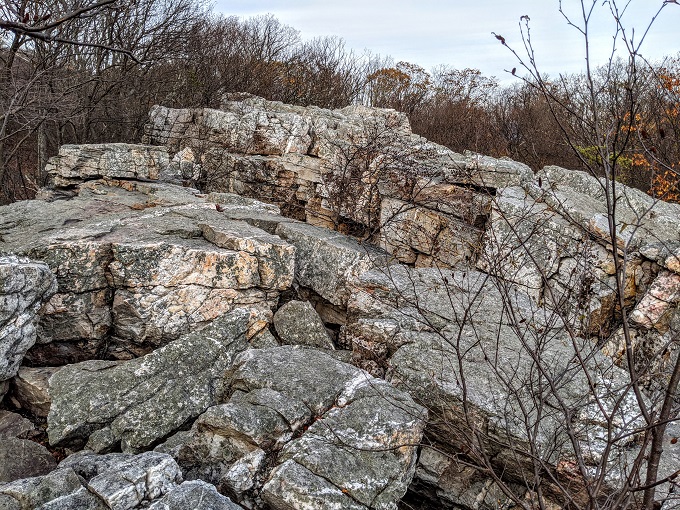 View from Wolf Rock at Catoctin Mountain Park